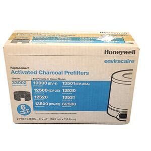 Honeywell Replacement activated Charcoal Prefilters 33002 Enviracare